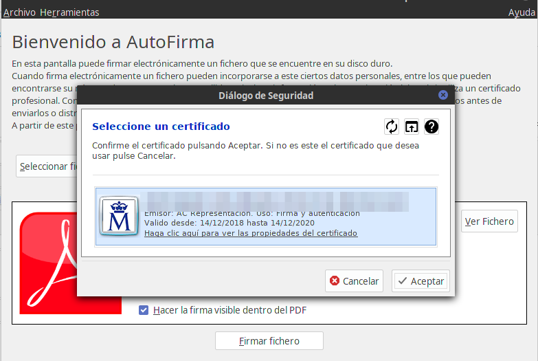 autofirma cerficiado